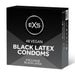 Exs Black Latex Condoms 48 Pieces