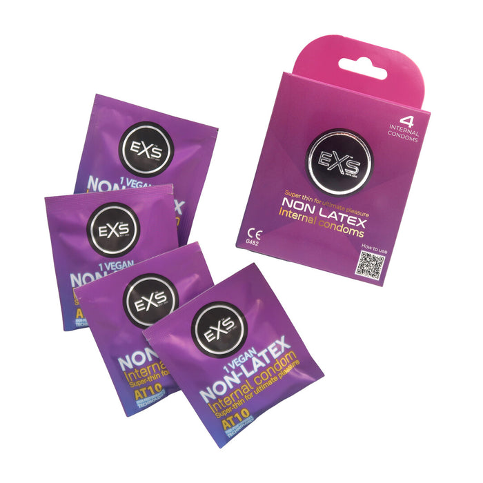 Exs Non Latex Internal Condoms 4 Pieces