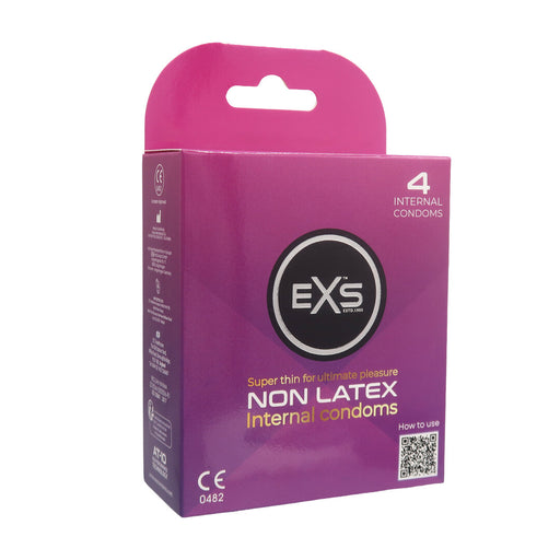EXS Latexvrije Inwendige Condooms 4 stuks