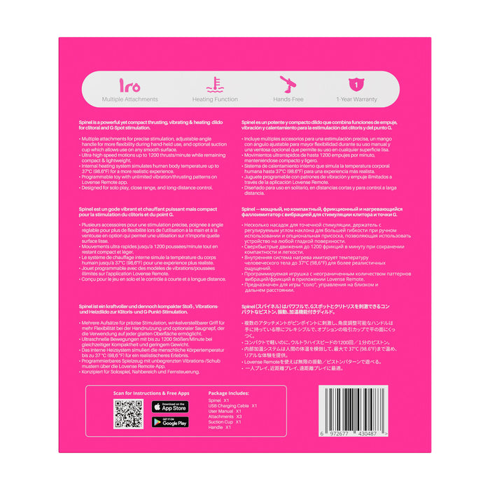 Lovense Spinel Stotende Vibrator