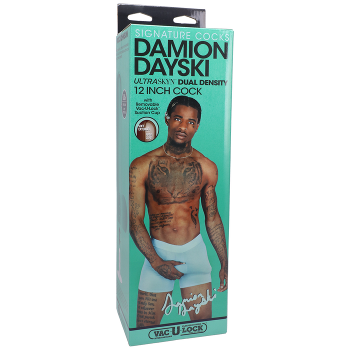 Damion Dayski Realistic Ultraskyn Dildo 12 / 30 Cm Chocolate