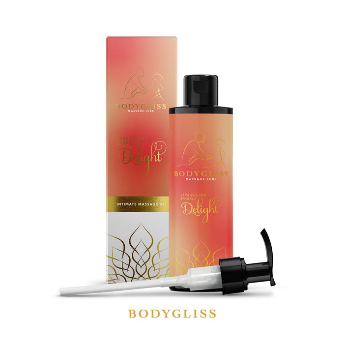 BodyGliss Massage Olie Aardbei & Champagne 150 ml