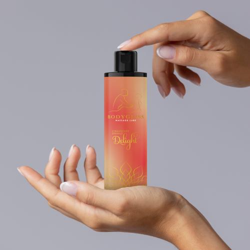 BodyGliss Massage Olie Aardbei & Champagne 150 ml
