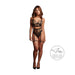 Le Désir Zwarte Strappy 2-delige Lingerieset