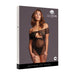 Le Désir Zwarte Babydoll Met Open Voorkant