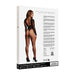 Le Désir Zwarte Leopard Mesh Open Body Met Lange Mouwen