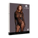 Le Désir Zwarte Leopard Catsuit Met Open Kruis