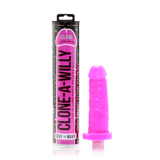 Clone-A-Willy Kit Glow in the Dark Hot Pink