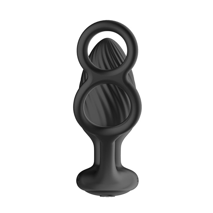 Nexus Tornado Roterende Buttplug Met Cock & Ball Ring 9 cm