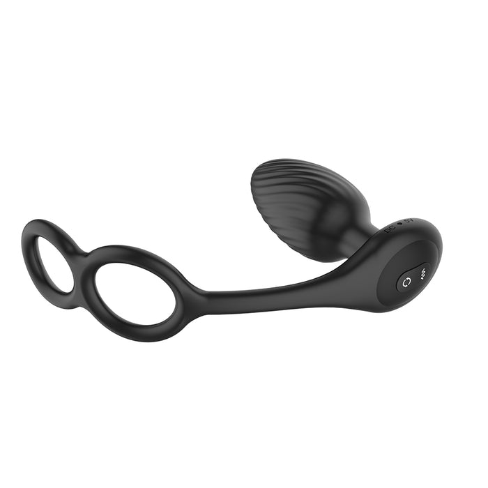 Nexus Tornado Roterende Buttplug Met Cock & Ball Ring 9 cm