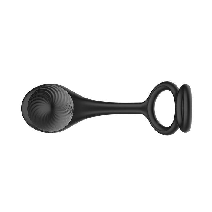 Nexus Tornado Roterende Buttplug Met Cock & Ball Ring 9 cm
