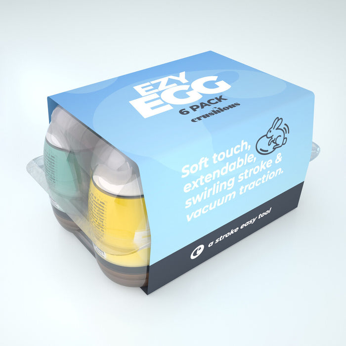 Crushious Ezy Egg Masturbator Eitjes 6 Stuks