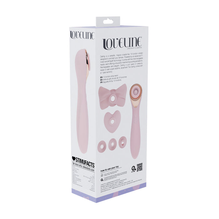 Loveline Darling Luchtdrukvibrator Met 5 Opzetkoppen