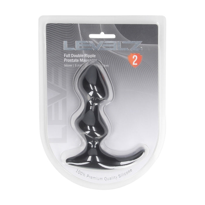 Levelz Full Double Ripple Prostaat Stimulator 11,8 cm