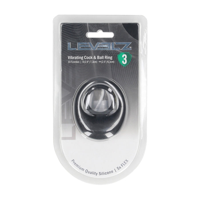 Levelz Vibrerende Cockring & Ballenring 7,3 cm