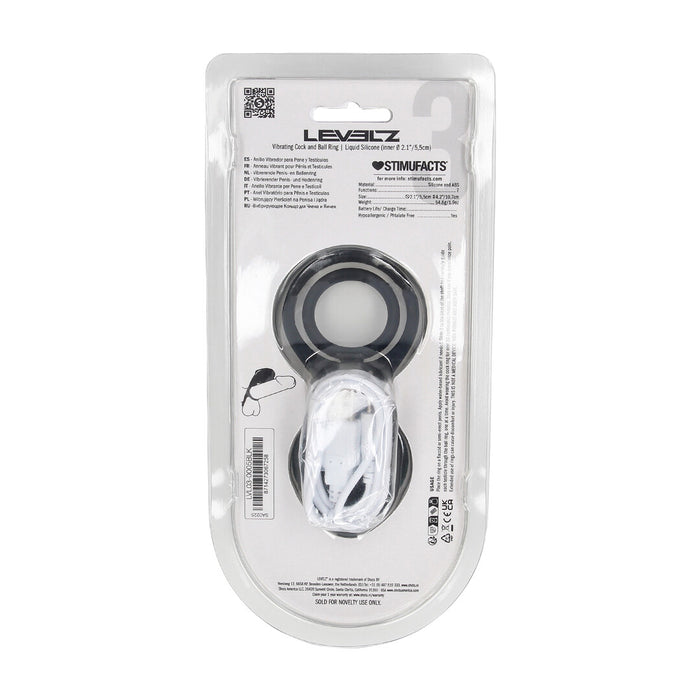 Levelz Vibrerende Cockring & Ballenring 5,5 cm