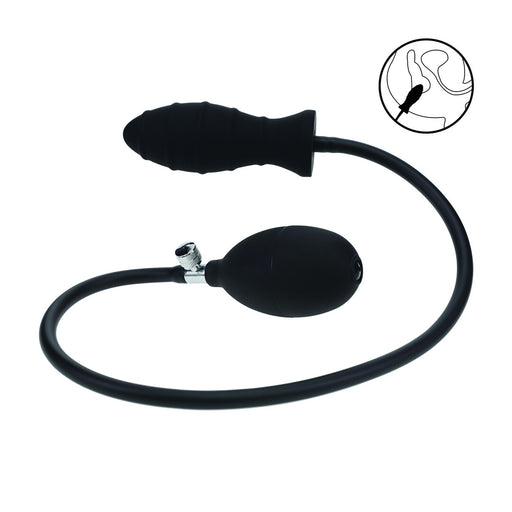 Levelz Ribbed Opblaasbare Buttplug 12 cm