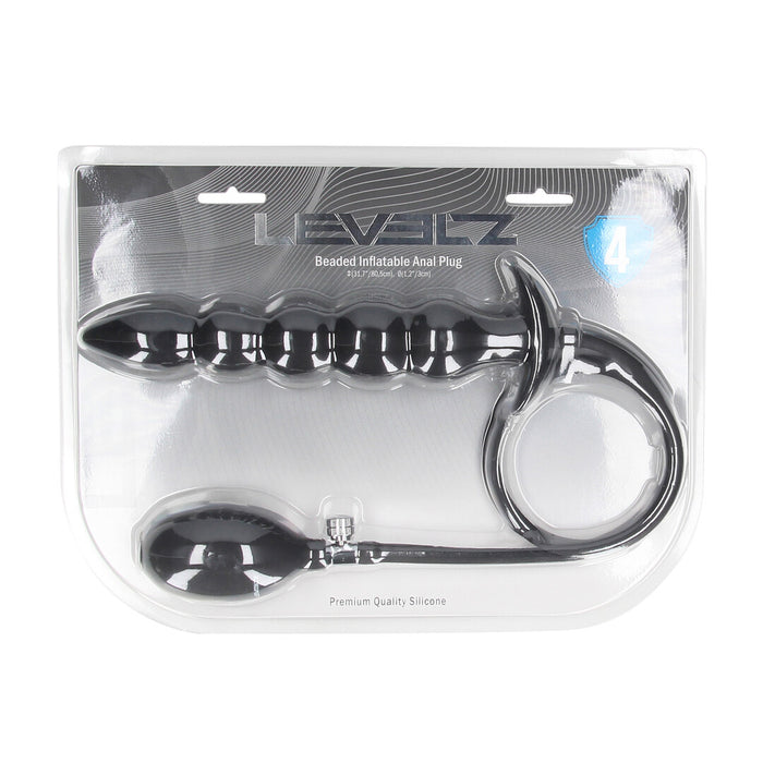 Levelz Beaded Opblaasbare Buttplug 21 cm