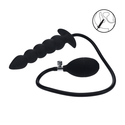 Levelz Beaded Opblaasbare Buttplug 21 cm