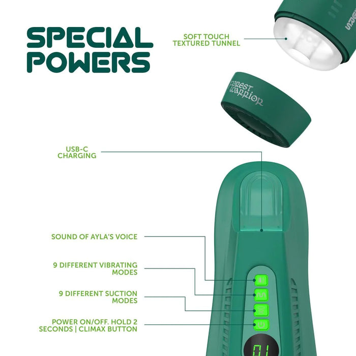 Masturs Ayla Forest Warrior Automatische Masturbator
