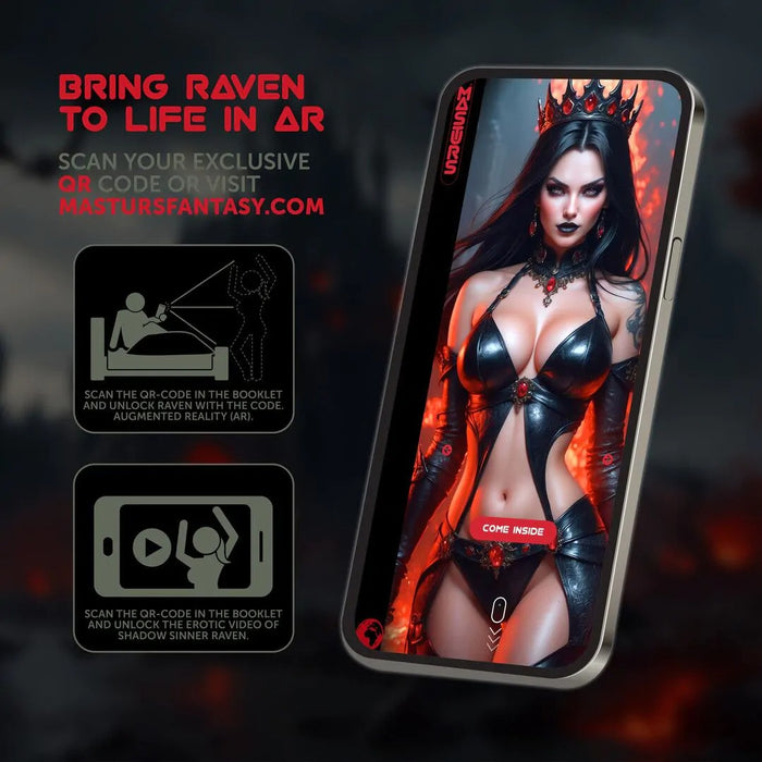 Masturs Raven Shadow Sinner Automatische Masturbator