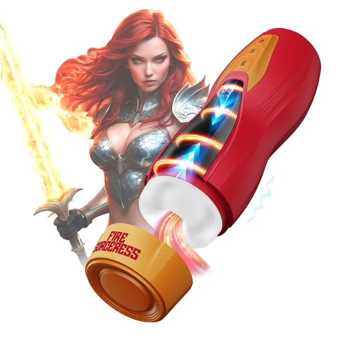 Masturs Solara Fire Sorceress Automatische Masturbator