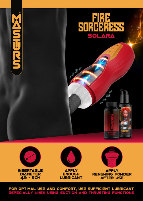 Masturs Solara Fire Sorceress Automatische Masturbator