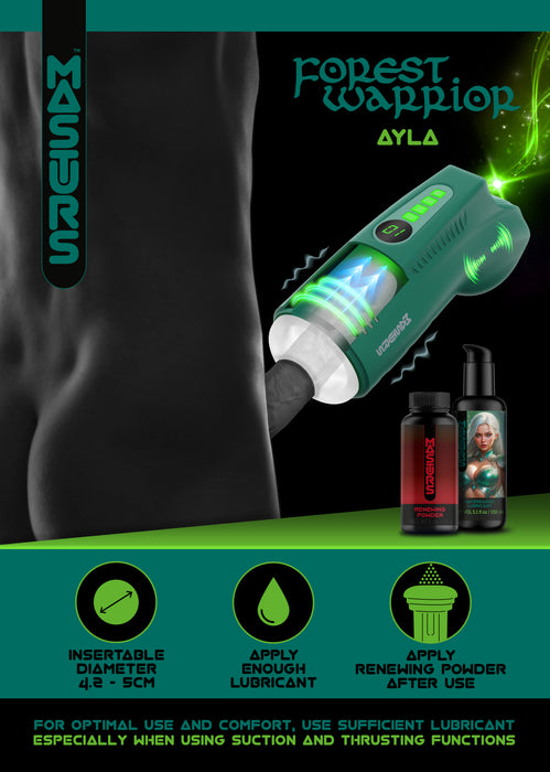 Masturs Ayla Forest Warrior Automatische Masturbator