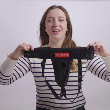 No-Parts Jordan Verstelbaar Strap-on Harnas  Met Enkele Ring