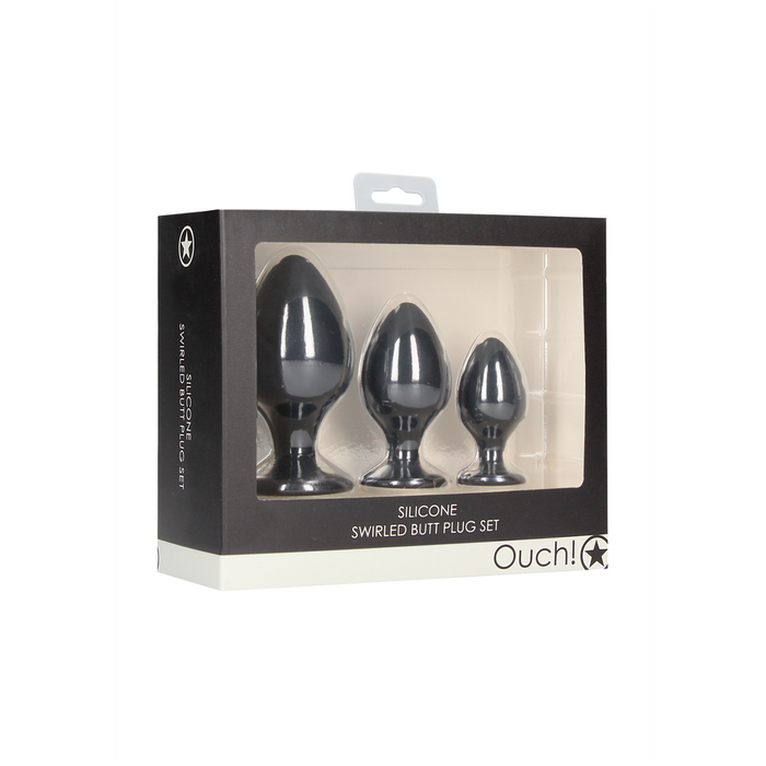 Ouch! Swirled Buttplug Set