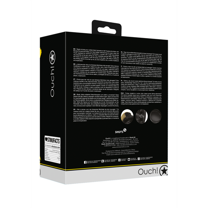 Ouch! Bondage Masker Met Staart