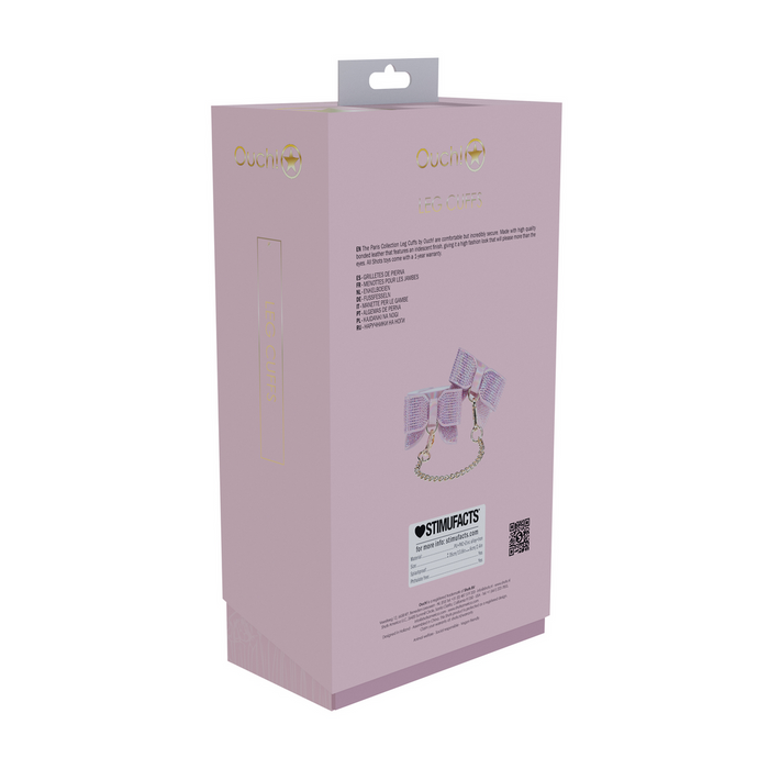 Ouch! Paris Collection Leg Cuffs Pink