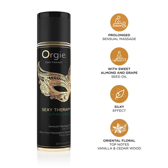 Orgie Tantric Sensuele Massageolie Afrodisiacum 200 ml
