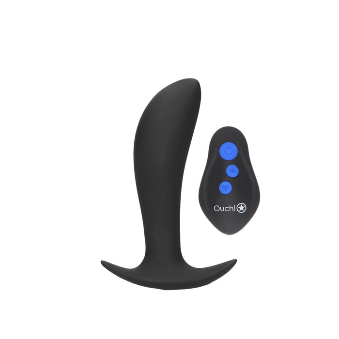 Ouch! E-stim Vibrerende Buttplug 12 cm
