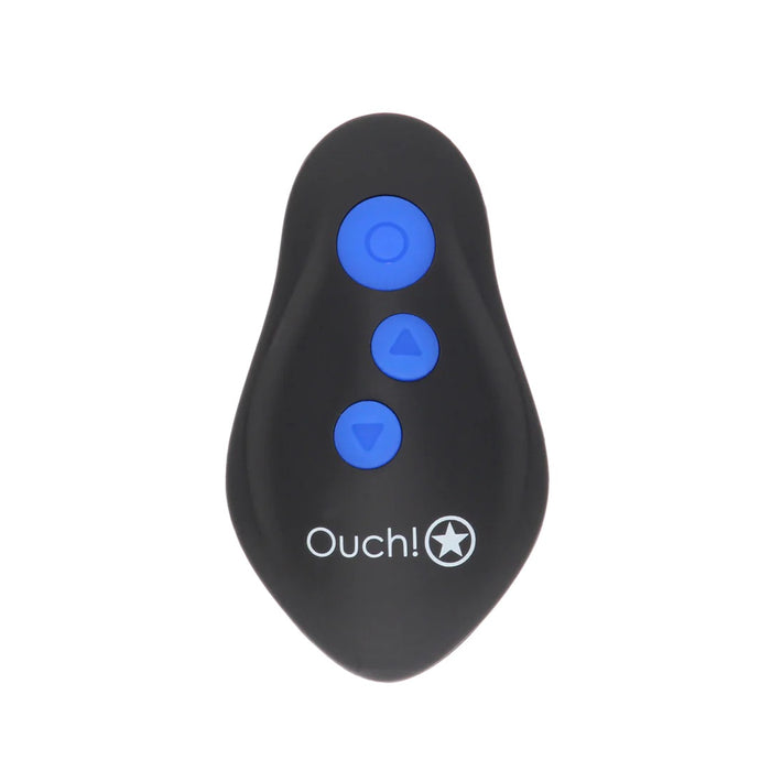 Ouch! E-stim Vibrerende Buttplug 12 cm