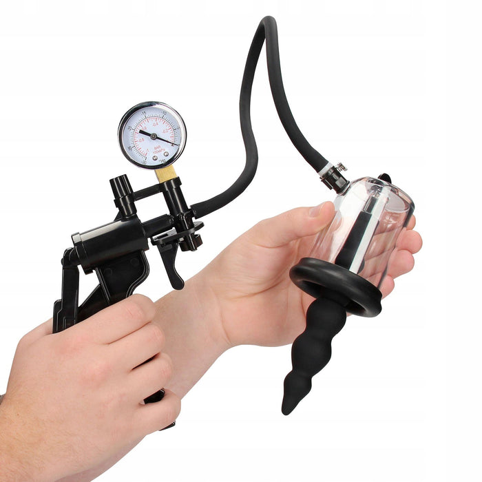 Ouch! Handmatige Buttplug Pomp 11 cm