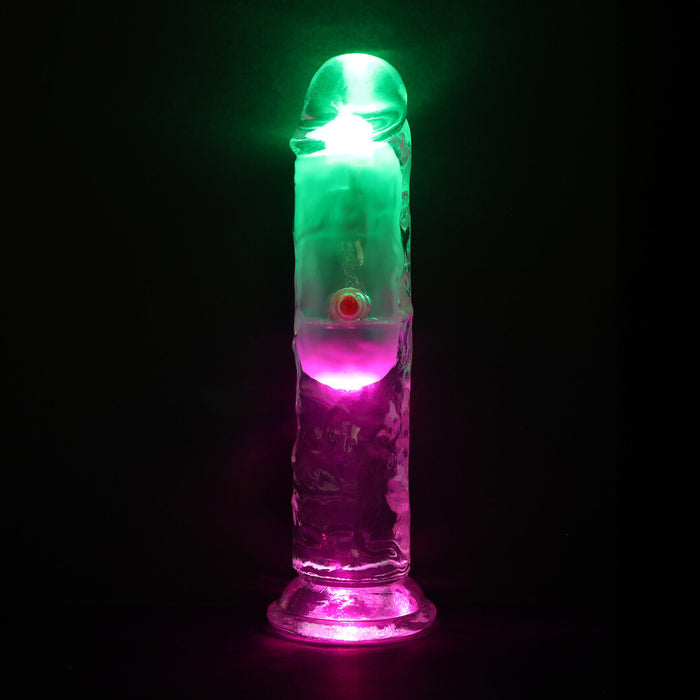 Realrock Led Glow Vibrerende Dildo 15 cm