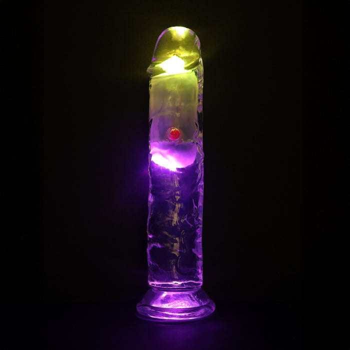 Realrock Led Glow Vibrerende Dildo 18 cm