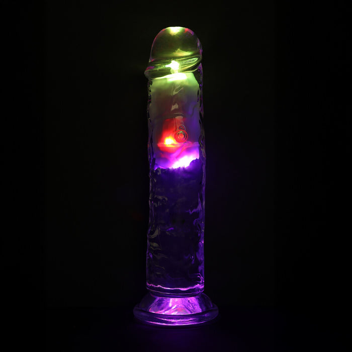 Realrock Led Glow Vibrerende Dildo 20 cm