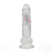 Realrock Led Glow Vibrerende Dildo Met Ballen 20 cm