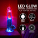 Realrock Led Glow Vibrerende Dildo Met Ballen 20 cm