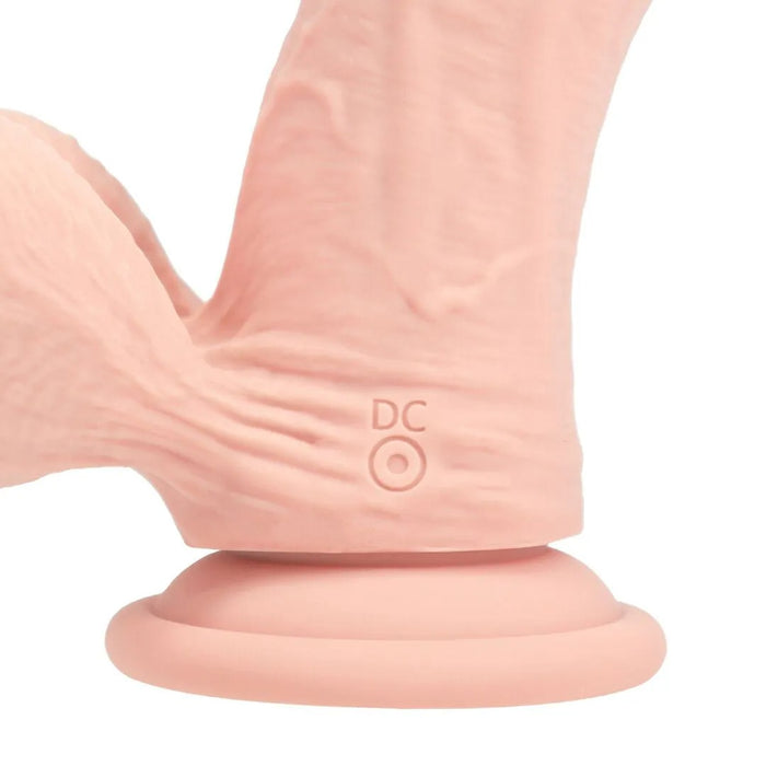 RealRock Dual Density Vibrerende Gebogen Dildo 15 cm