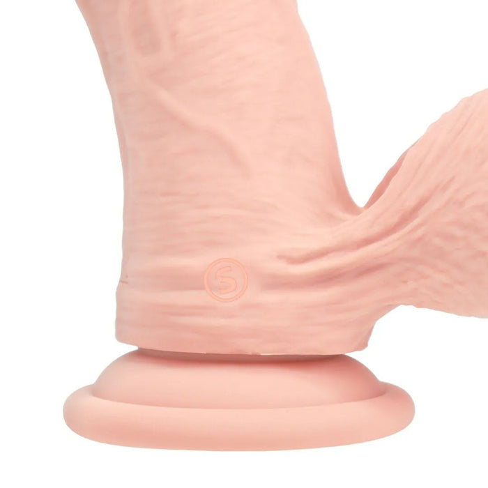RealRock Dual Density Vibrerende Gebogen Dildo 20 cm