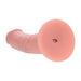 RealRock Realistische Vibrator Dual Density Silicone Curved Realistic Vibrating Dildo With Suction Cup 6 / 15,5 Cm Flesh