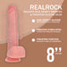 RealRock Dual Density Stotende Dildo 23 cm