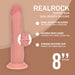 RealRock Sliding Skin Dual Density Dildo 23 cm