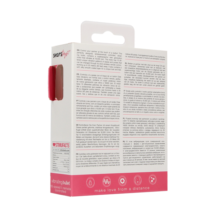 Vibrating Bullet With Remote Control