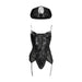 Police Costume S/m Black
