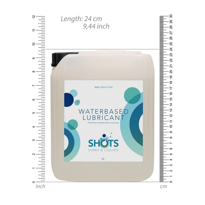 Shots Glijmiddel Waterbasis 5 Liter