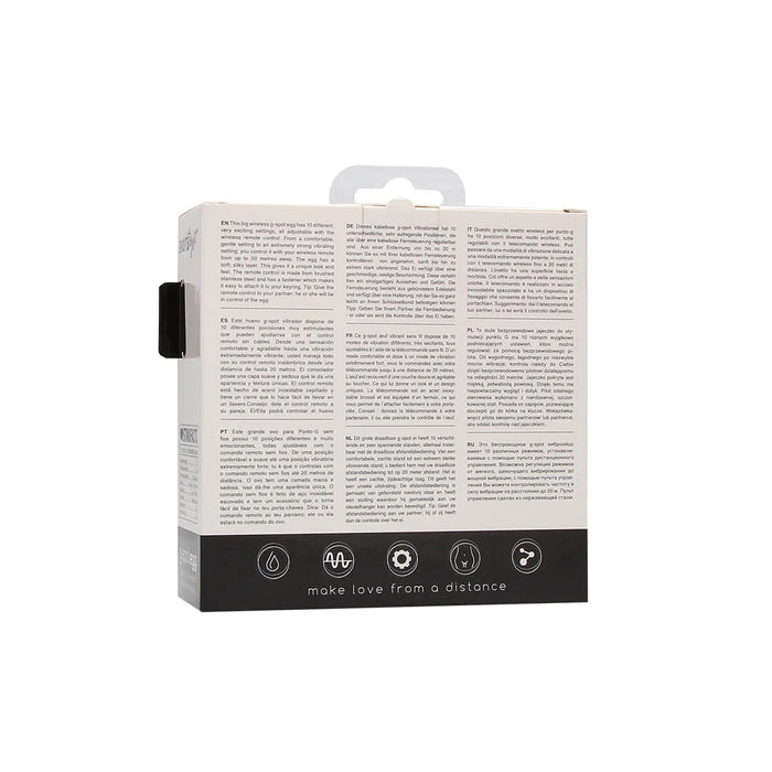 Shots Vibrerend Eitje G-Spot 8 cm